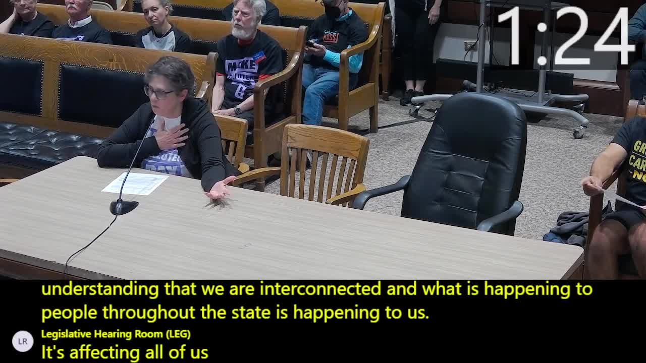 Advocates Urge Accountability for Fossil Fuel Companies During Committee Testimony