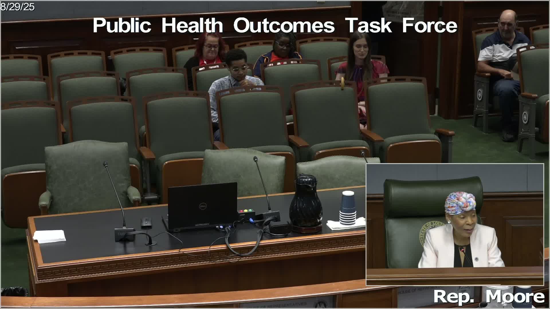 Representative Pat Moore convenes HR 322 task force to study incurable STDs in Louisiana