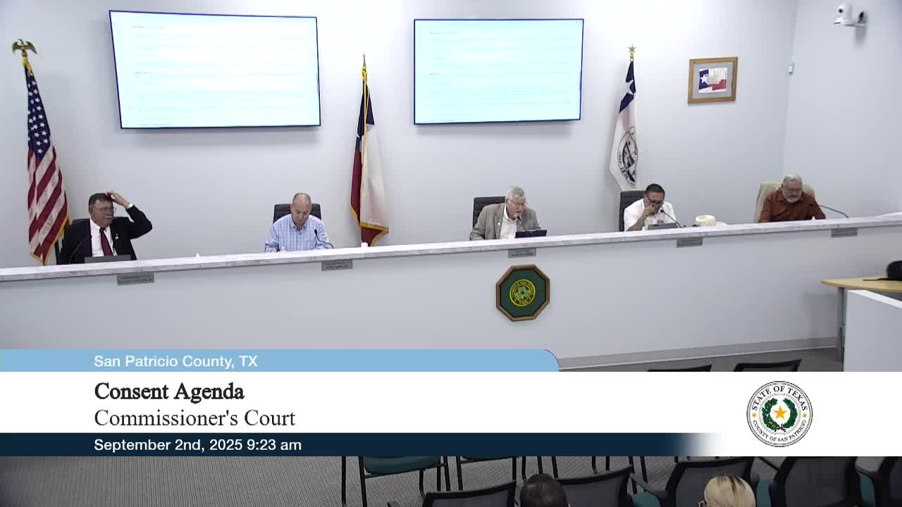 San Patricio County Commissioners Proclaim September 2025 Adult Literacy Awareness Month