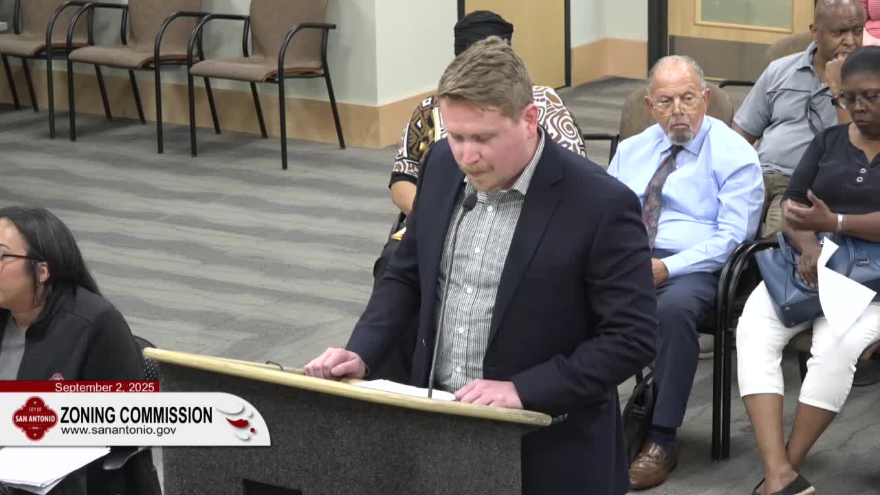 Zoning Commission considers residential development proposal in San Antonio