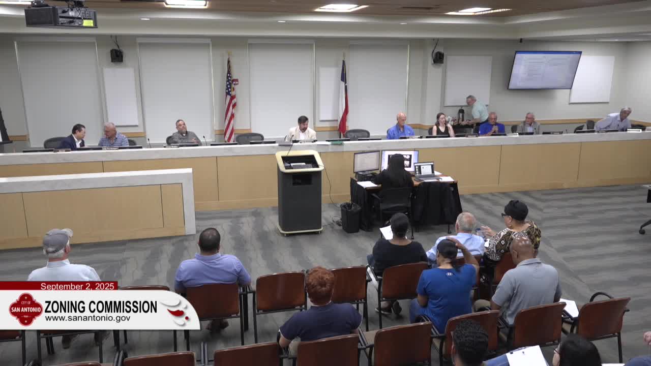 Zoning Committee Chairman John Welcomes New Commissioners at District 5 Meeting