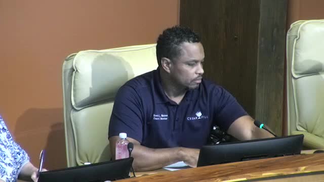 Cedar Hill Council Approves Five-Year Budget for Cedar Crest Public Improvement District