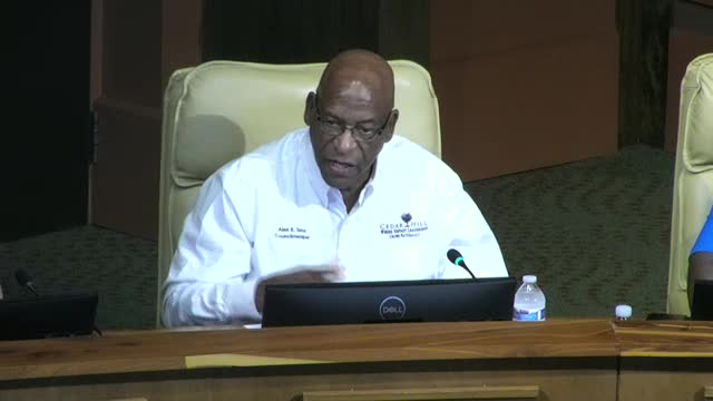Cedar Hill Council Adopts Five Year Budget Plan for Public Improvement Districts