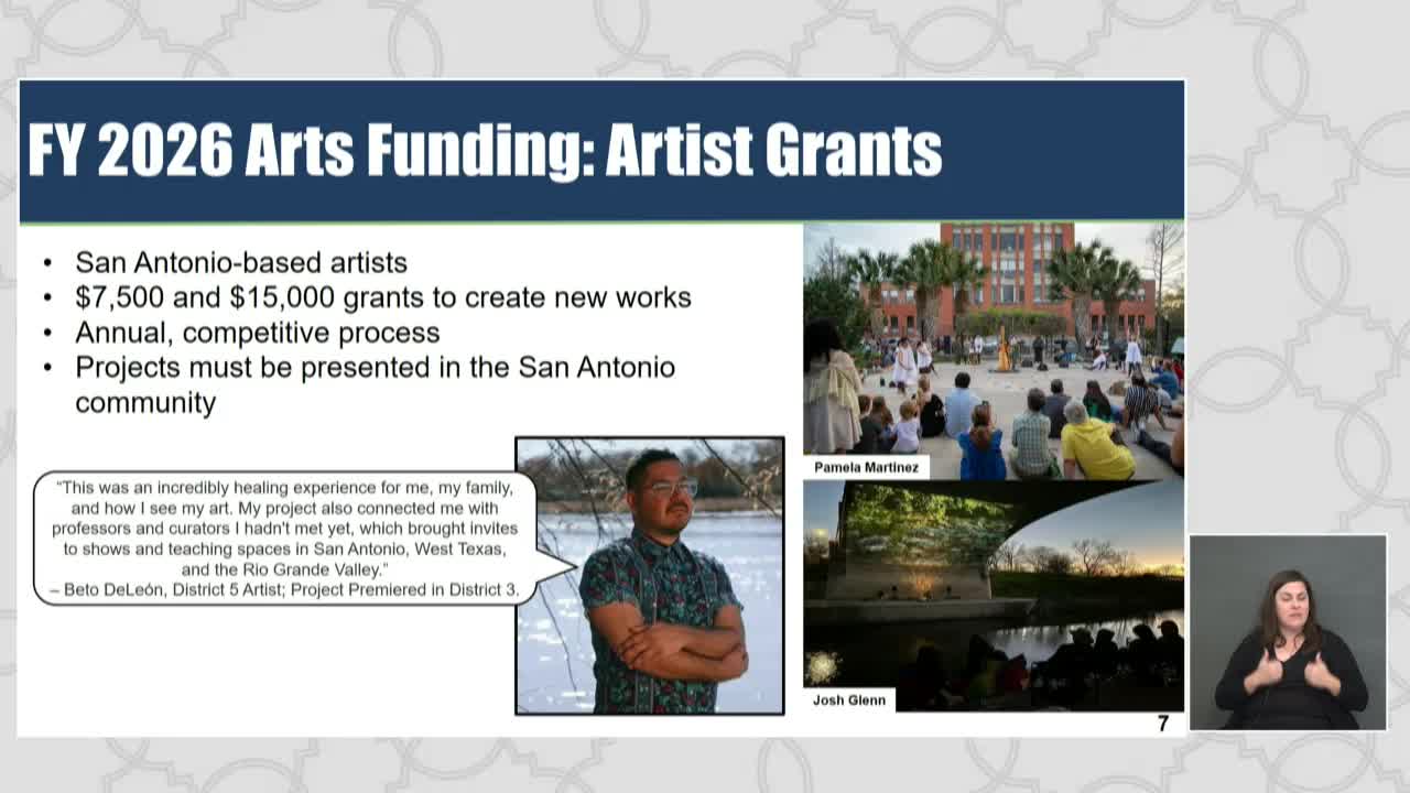 San Antonio Expands Arts Programs and Public Works Initiatives Through New Grants