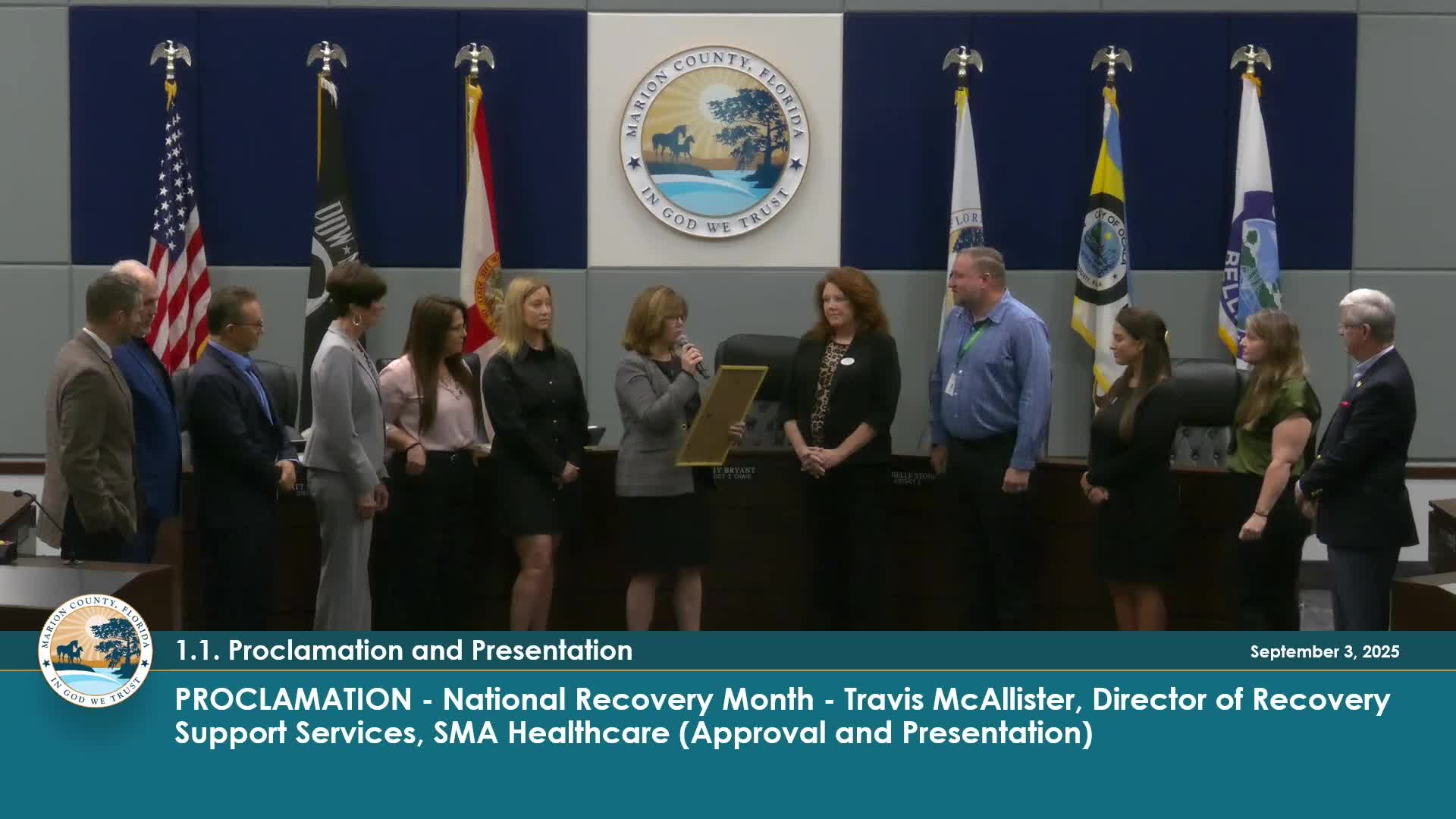Marion County Proclaims September as Childhood Cancer Awareness and Hunger Action Month