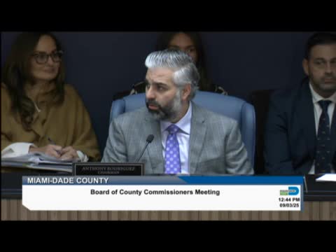 Miami Dade County Board Honors Joanna Savone at Final Meeting