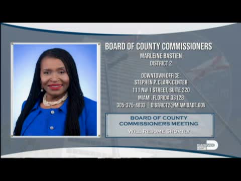Miami Dade County Commissioners Honor Ambassador Cabrera During Meeting Invocation