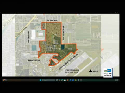 Commissioner Pushes for Revitalization of Homestead Air Reserve Base Area