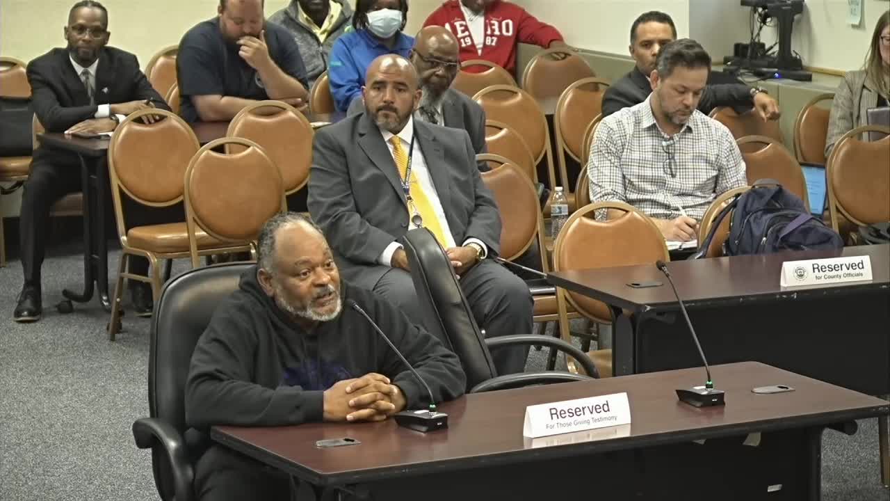 James Bacon Critiques MCTS Leadership and Budget Transparency at County Board Meeting