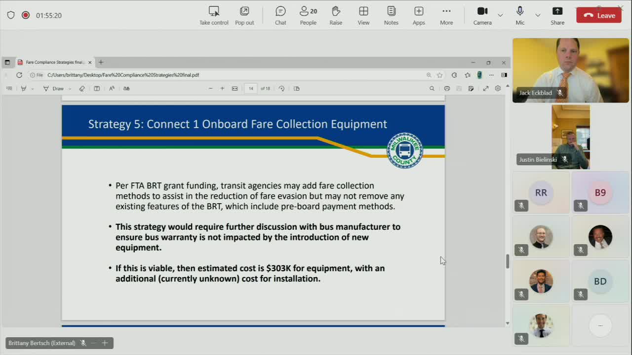 Milwaukee County Transit Discusses Strategies to Reduce Fare Evasion and Improve Security