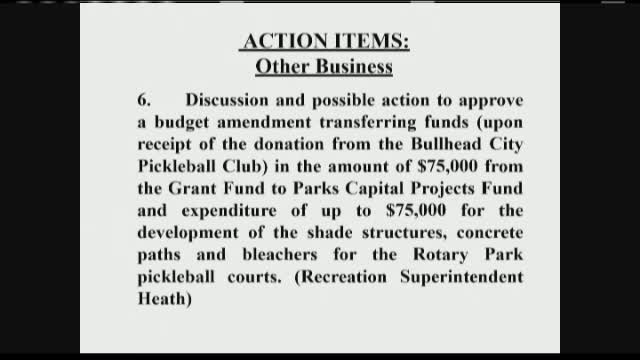 Bullhead City Council Approves $75K Fund Transfer for Rotary Park Pickleball Enhancements