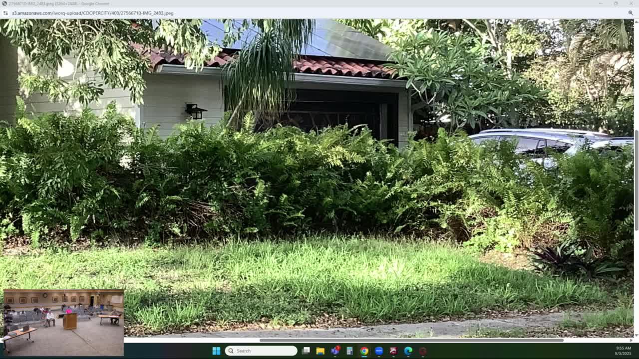 Neighbors Debate Shed Permit Violations and Rodent Complaints in Florida Property Hearing