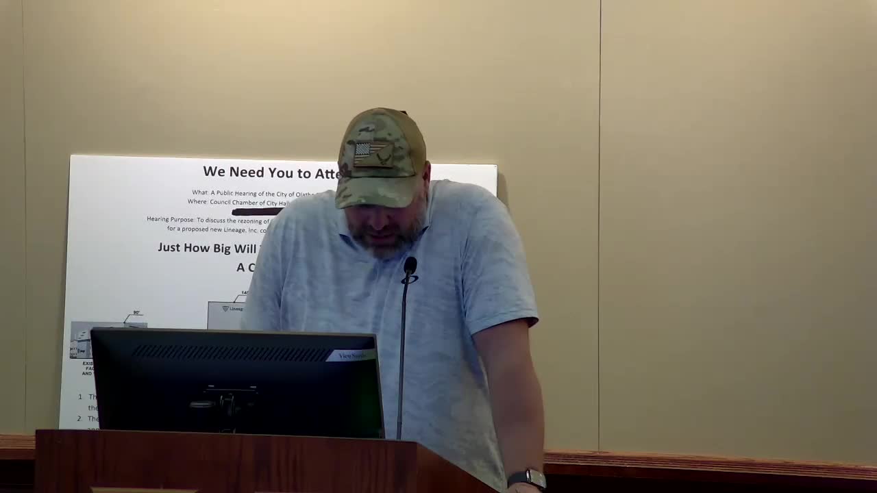 Olathe Residents Oppose Lineage Cold Storage Project Amid Safety Concerns