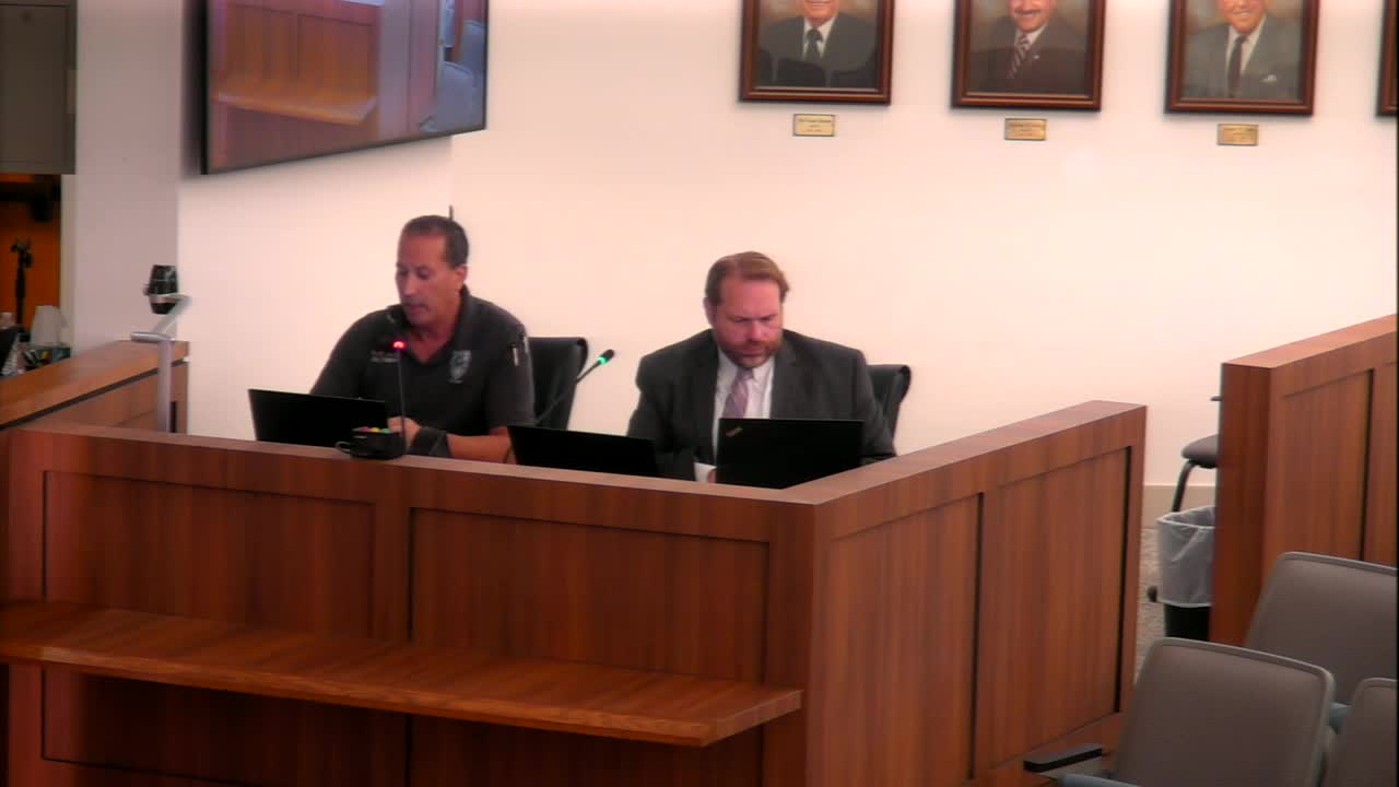 Community Resource Officer Acosta Inspects Venice Property for Zoning Violations