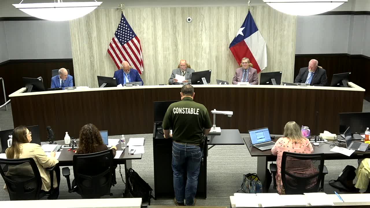 Grimes County Approves Emergency Call Outs and Donates Fairground Barns for Food Drive