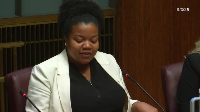 Director Newton presents 2026 budget priorities to city council and community stakeholders
