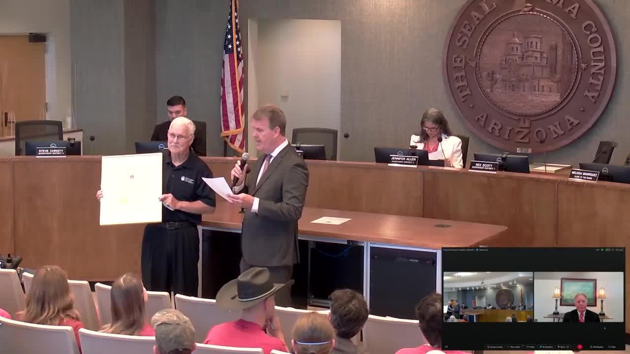 Pima County Proclaims Legendary Teacher Day and September 2025 as Preparedness Month
