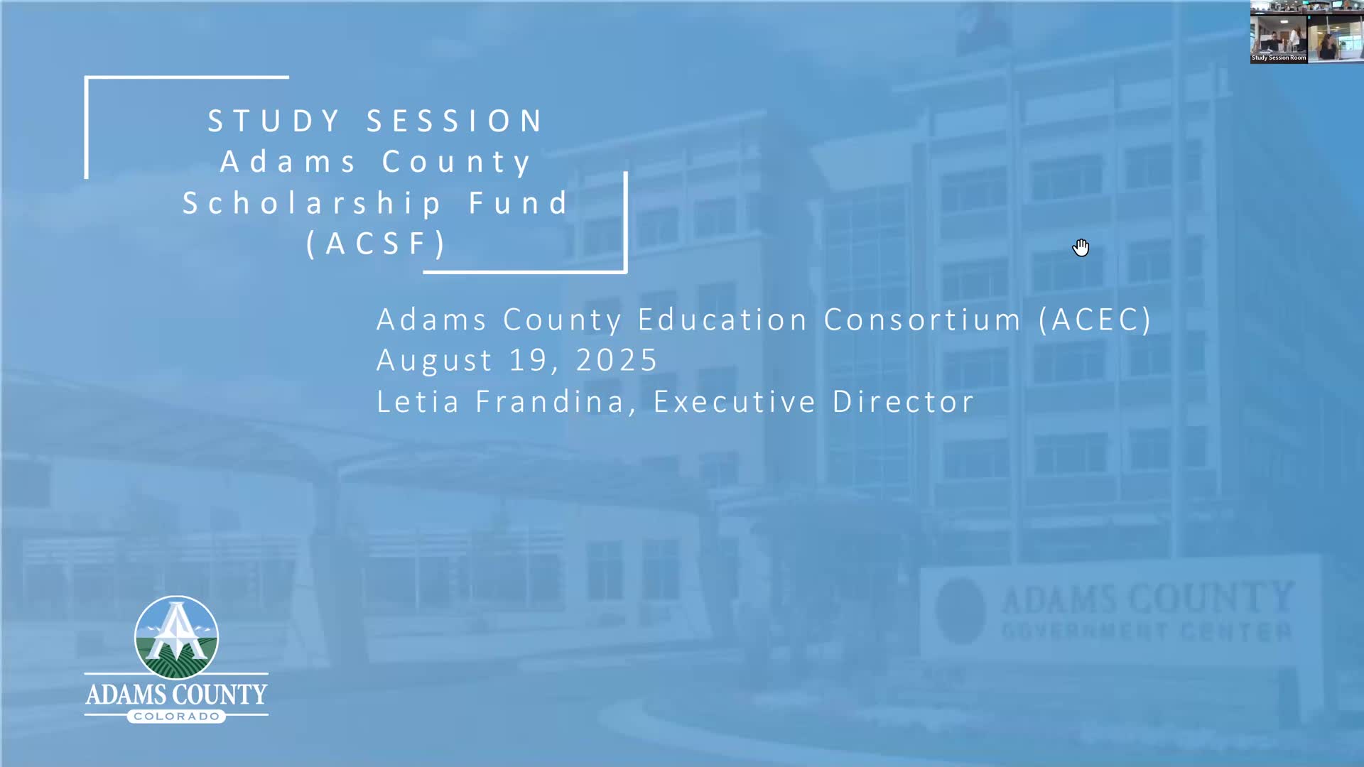 Adams County Education Consortium updates commissioners on program progress
