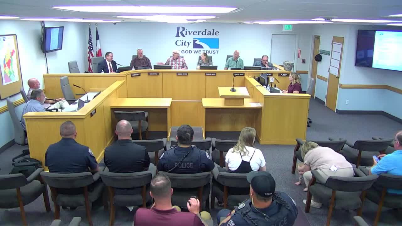 Riverdale City Council Discusses Traffic Issues and Welcomes New Officer Caleb Montez