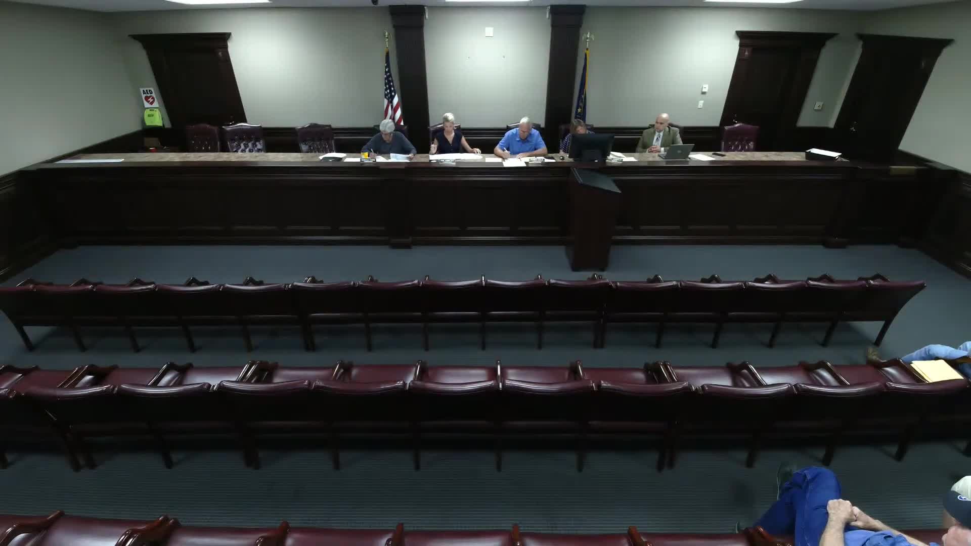 County Council Approves $98K Courthouse Parking Lot Paving Bid and Ordinance Amendments