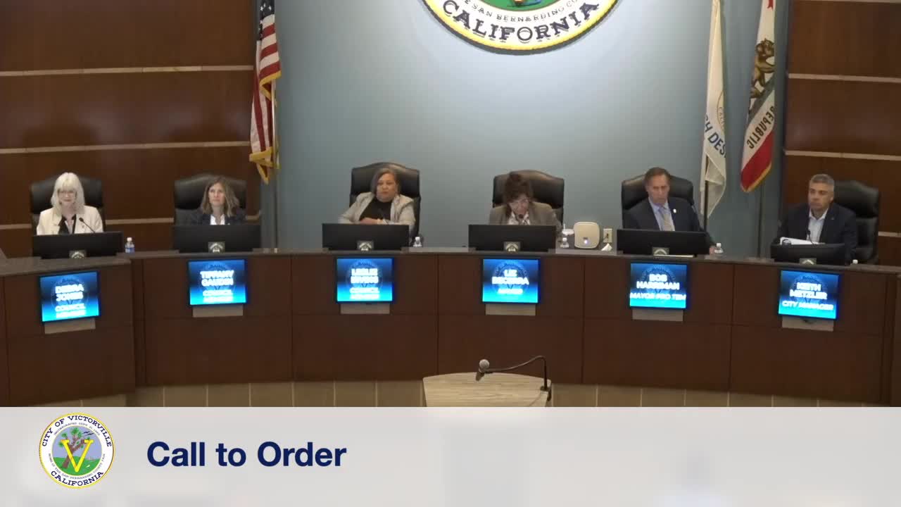 Victorville City Council addresses mailbox vandalism concerns from community speaker