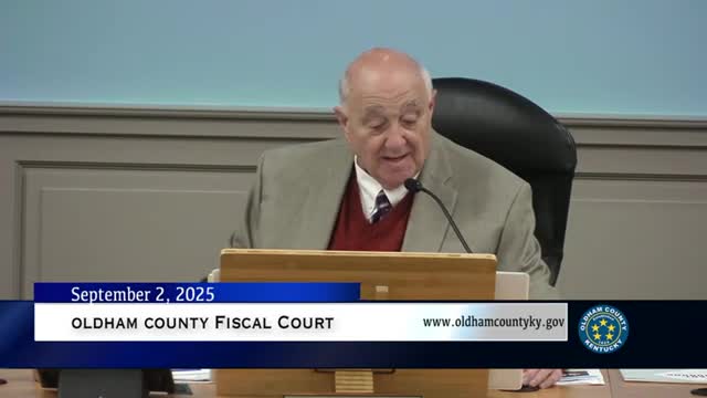 Oldham County Fiscal Court Adopts 2025 Tax Rate and Approves Drainage Improvements