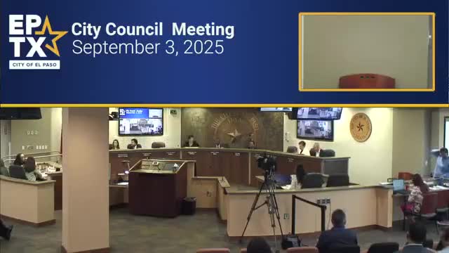 El Paso City Council Meeting Features Invocation by Bishop Salino