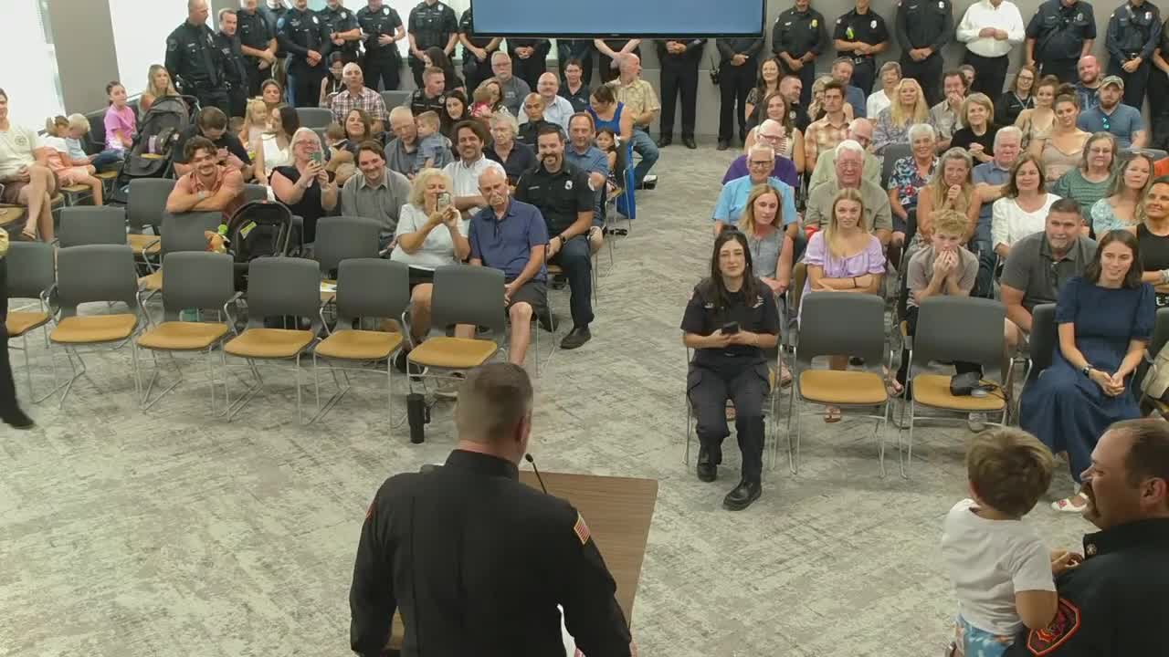 Caldwell Celebrates New City Clerk Christina Buchanan and Fire Engineer Promotions