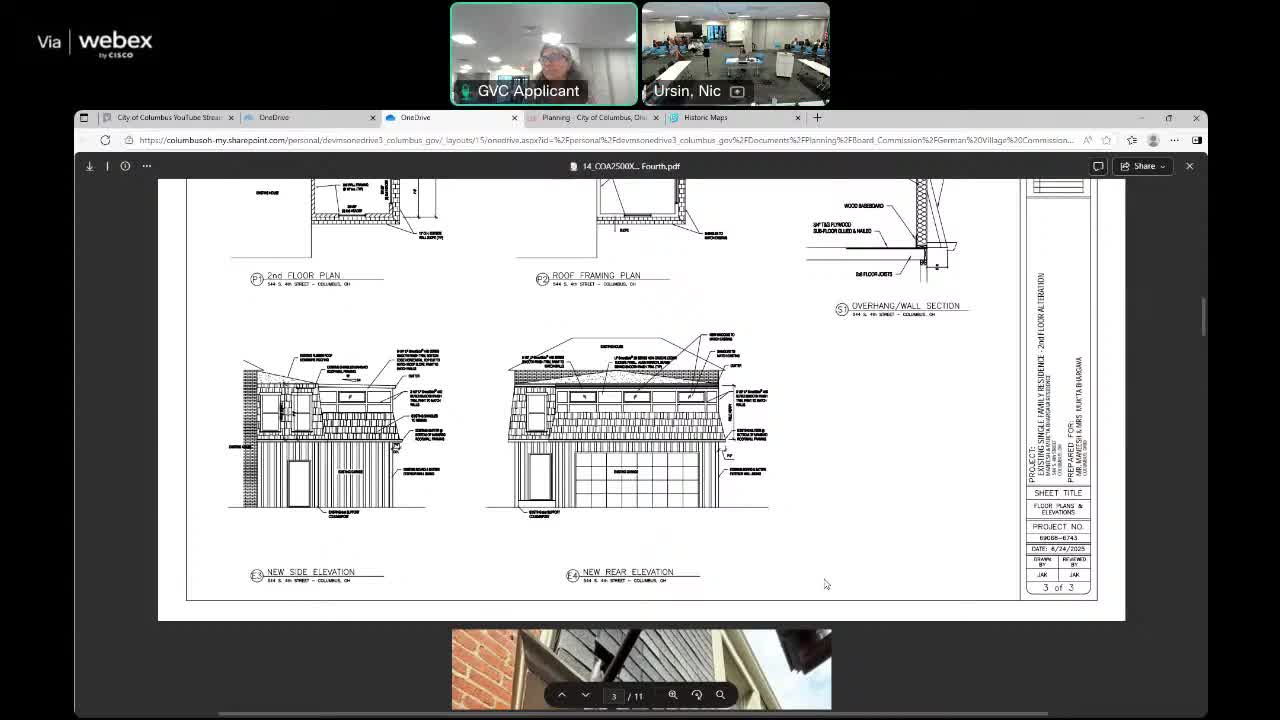 Commission Reviews Historic Garage Renovation Plans for German Village Property