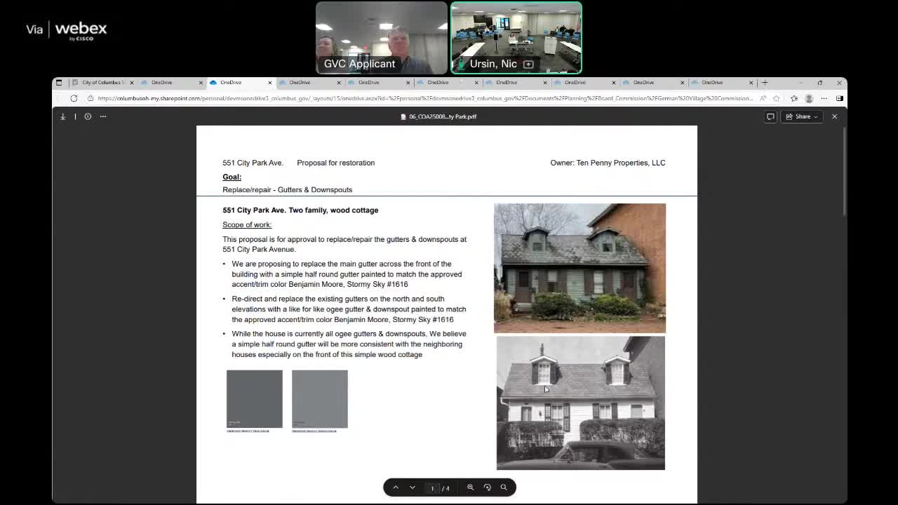 City Council Approves Exterior Alterations for Historic Property on City Park Avenue