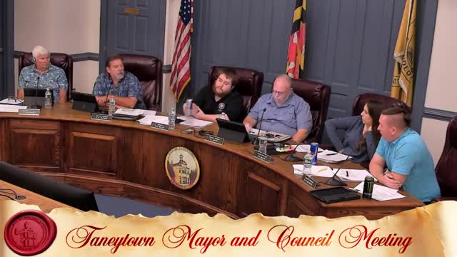 Taney Town Council Discusses Industrial Land Use and Energy Storage Solutions