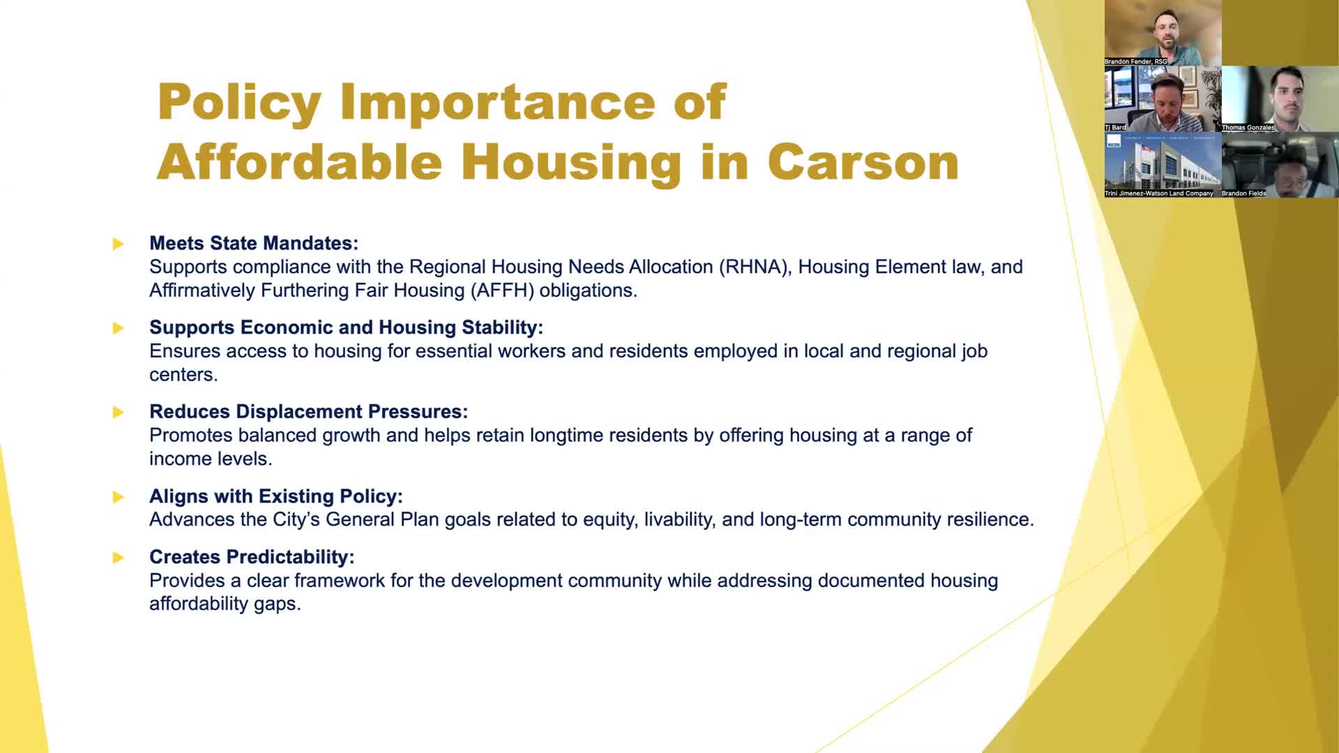 Carson City Council reviews affordable housing policies to meet state mandates