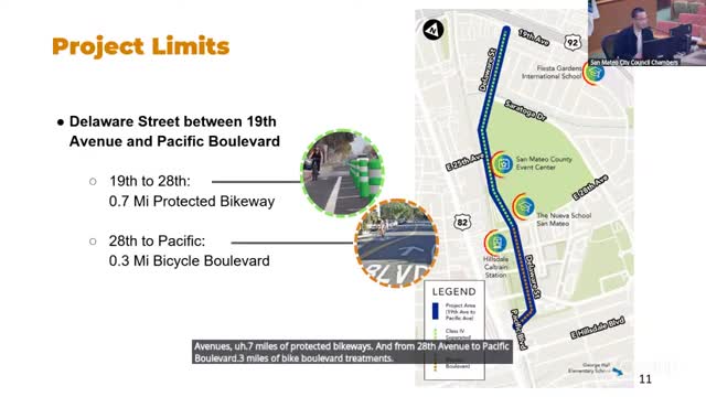 San Mateo Council Approves Revised Delaware Street Project Design Enhancing Accessibility and Safety