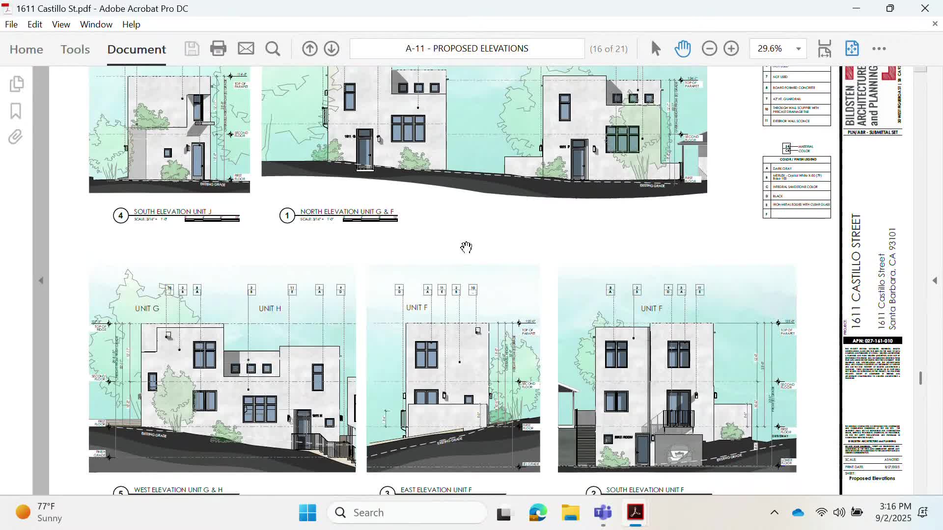 Committee Reviews Low-Maintenance Landscape Plan for New Urban Development on Castillo