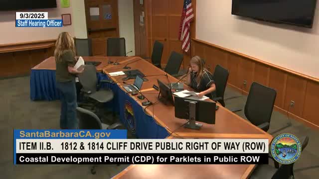 Santa Barbara approves coastal development permit for Cliff Drive parklets