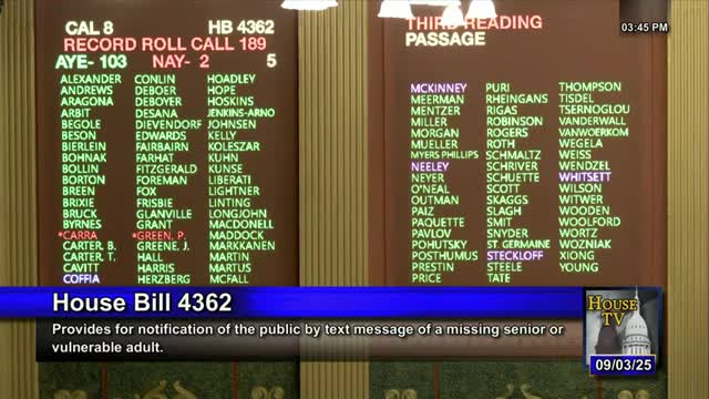 Michigan House Passes Overdose Awareness Day and Deaf Awareness Month Resolutions