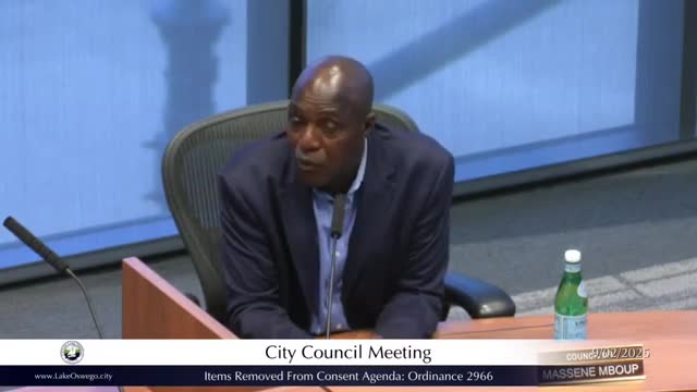 Councilor Mbu Advocates for Safer Walking and Biking in Lake Oswego