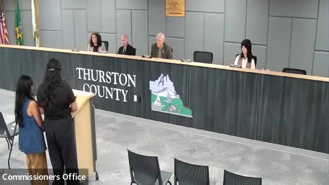 Thurston County Manager Reports on Rainier Fire Response and Treatment Plant Awards