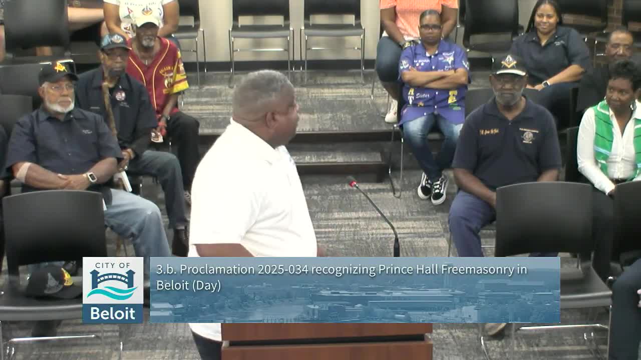 Beloit City Council Declares September 2025 Suicide Awareness Month