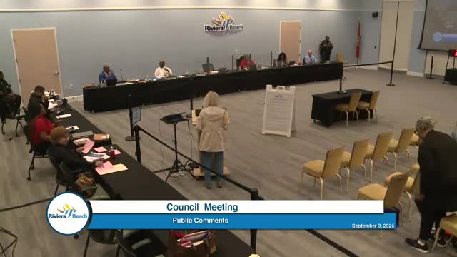 Marie Davis critiques Riviera Beach mayor's opposition to CRA boundary changes