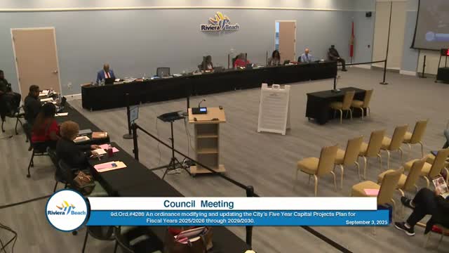 Council Moves Forward to Hire Independent Auditor Reporting Directly to Riviera Beach Council