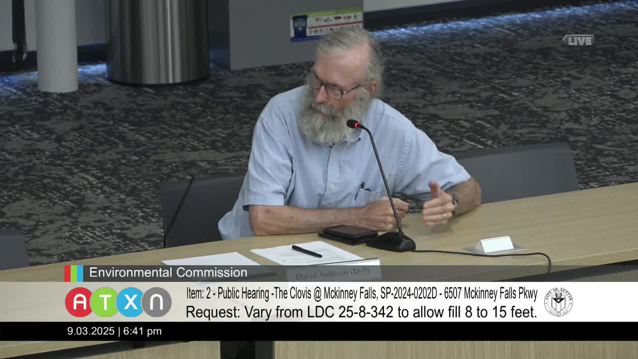 Commissioner Reimer advocates for pedestrian access from McKinney Falls Parkway property