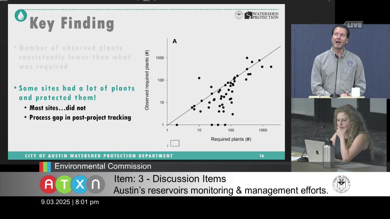 Lake Austin Biologists Assess Wetland Mitigation and Community Outreach Needs