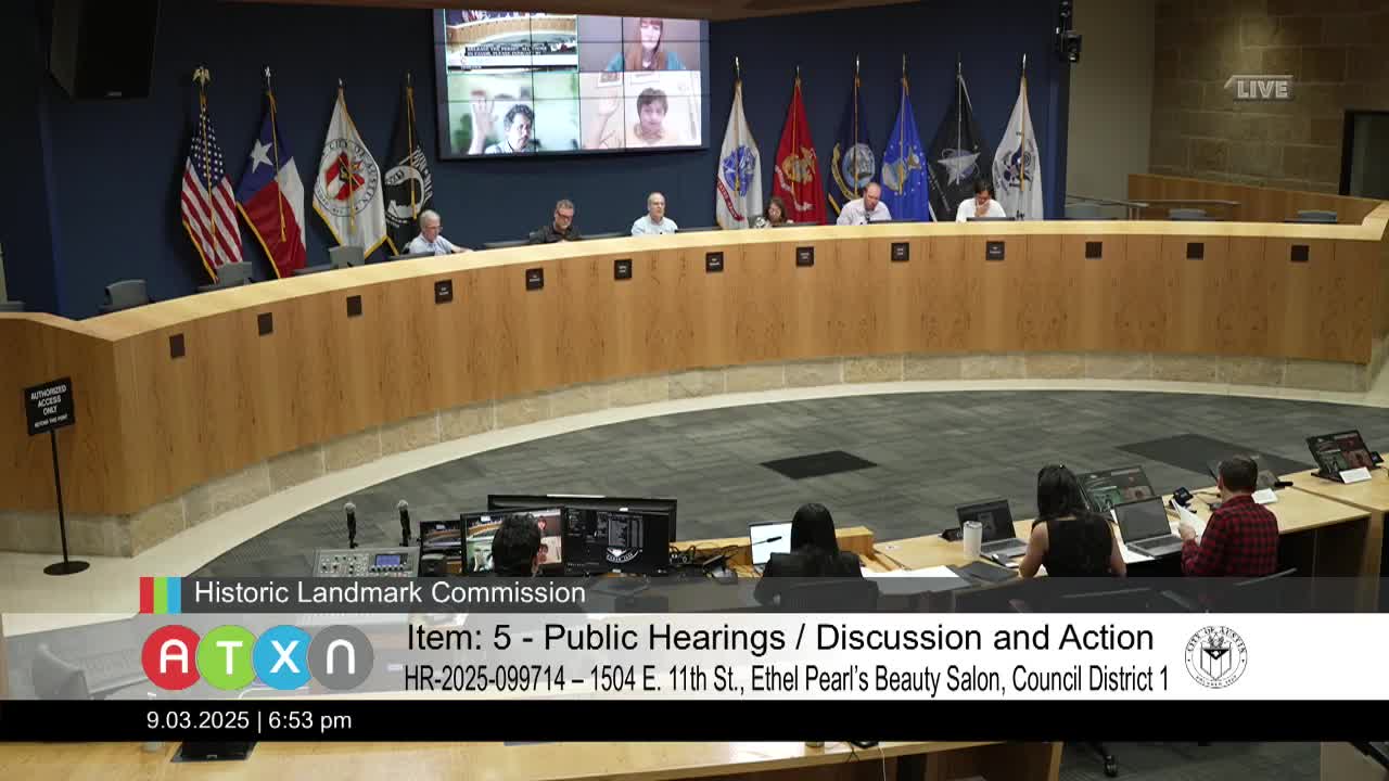 Austin Commission Reviews Proposal for Multi-Unit Residence on Brownlee Circle