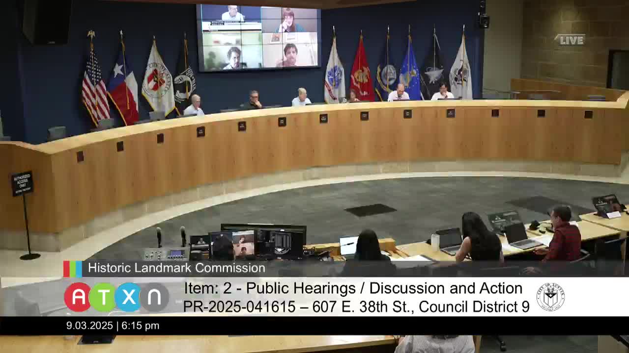 Commission Evaluates Historic Zoning for Margaret Badger House at 1712 Rio Grande Street