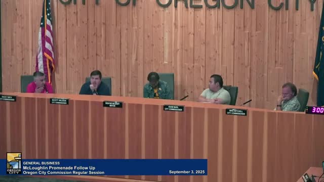Commission Debates McLaughlin Promenade Parking Solutions and Road Access for Residents