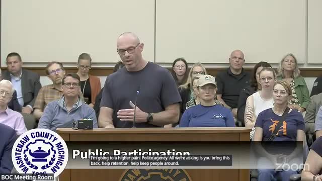 Danny Hoover advocates for living wage and retiree benefits in Washtenaw County