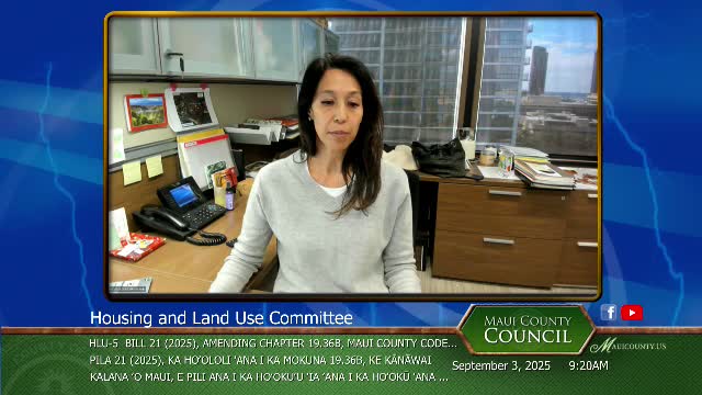 Maui County Commission Unanimously Recommends Code Amendment for Lanai City Development