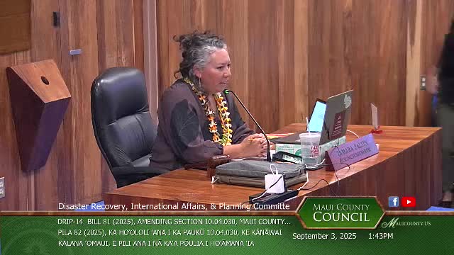 Kula Community Association Thanks Director LeMahana for Continued Support