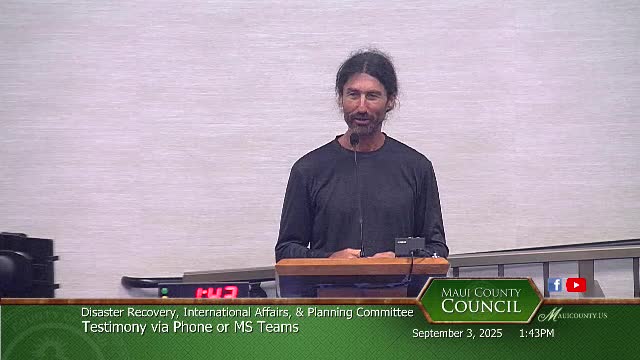 Public Testimony Highlights Illegal Occupation of Hawaii at Recent Meeting